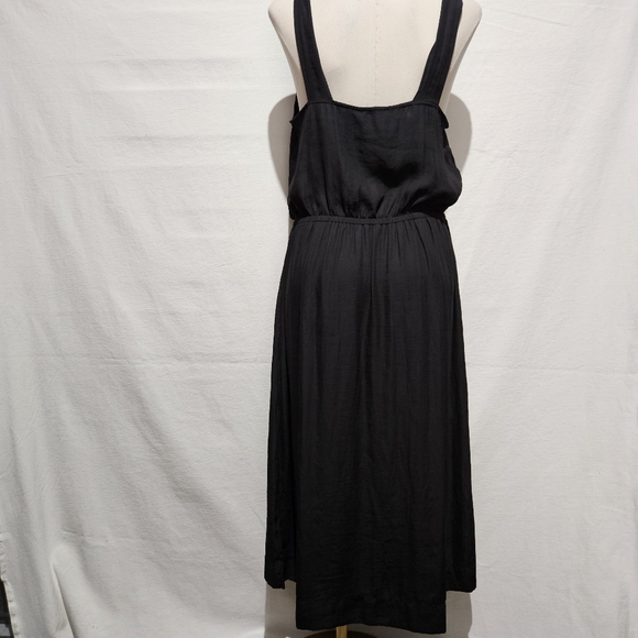 Anthropologie Maeve Sloan Grecian Draped Midi Dress Sz M - Picture 2 of 7